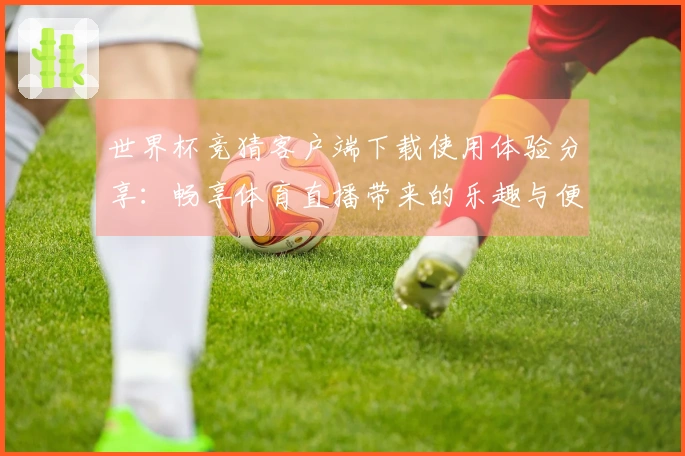 世界杯竞猜客户端下载使用体验分享：畅享体育直播带来的乐趣与便利